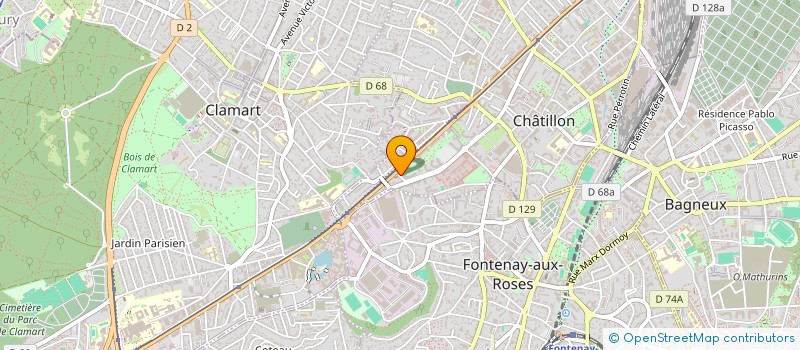 localisation de l'entreprise LA ZONE  PARIS