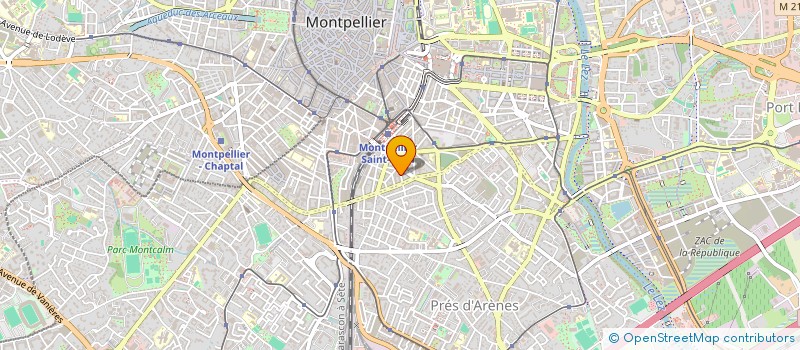 localisation de l'entreprise LA ZONE à MONTPELLIER