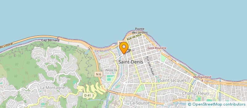 localisation de l'entreprise LA ZONE BLR  SAINT-DENIS