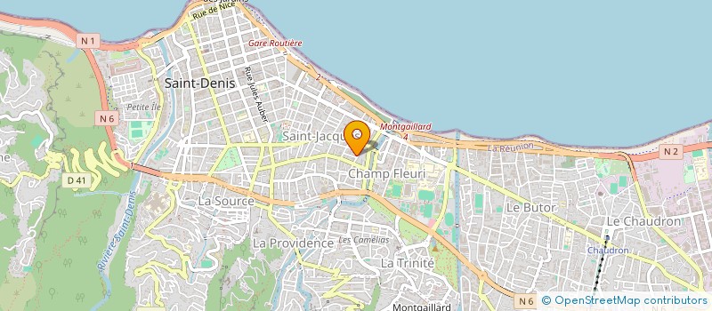 localisation de l'entreprise LA ZONE GROUP à SAINT DENIS