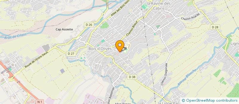 localisation de l'entreprise LA ZONE UNIVERSITE  SAINT-PIERRE