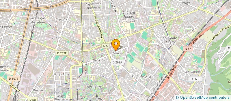 localisation de l'entreprise LA ZONE VERTE  GRENOBLE