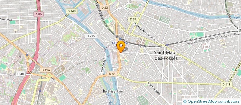 localisation de l'entreprise LA ZONE VERTE à SAINT-MAUR-DES-FOSSES