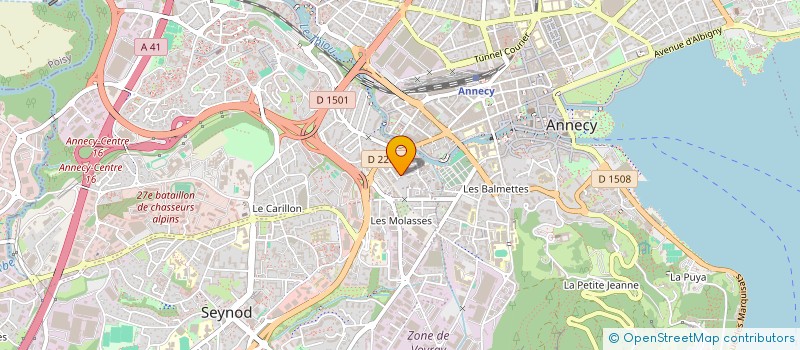 localisation de l'entreprise LA ZOTE  ANNECY