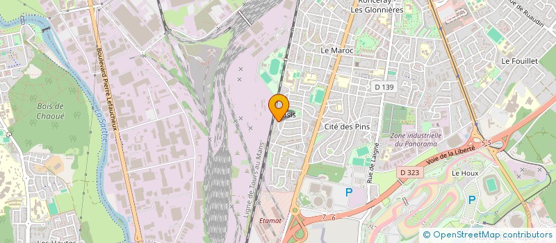 localisation de l'entreprise LA ZOUMOUNE  LE MANS