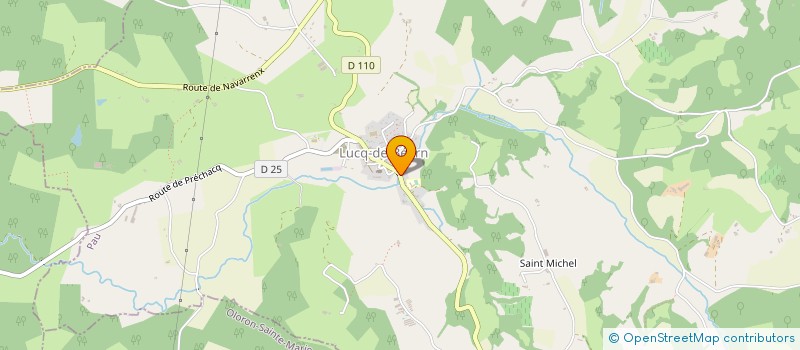 localisation de l'entreprise LA140  LUCQ-DE-BEARN