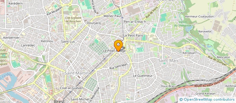 localisation de l'entreprise LA2BRO  BREST