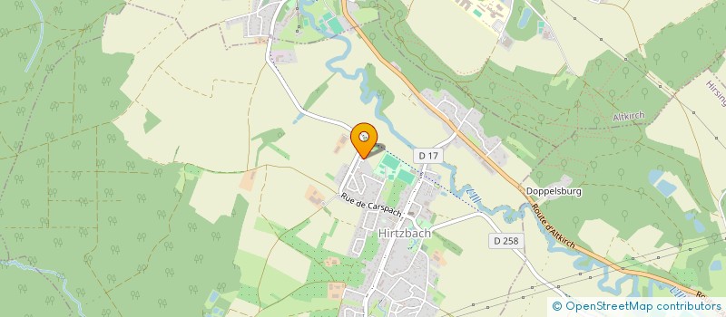 localisation de l'entreprise LA2D  HIRTZBACH