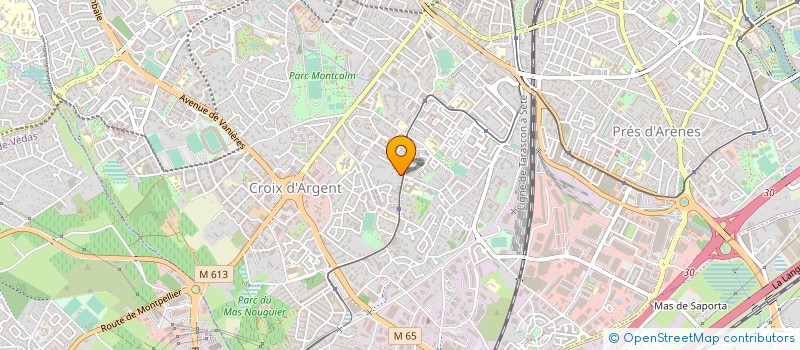 localisation de l'entreprise LA2M à MONTPELLIER