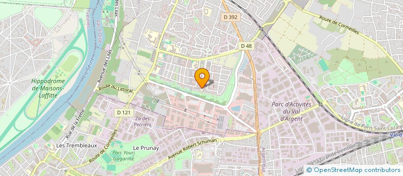 localisation de l'entreprise LA2S ELEC à CORMEILLES-EN-PARISIS