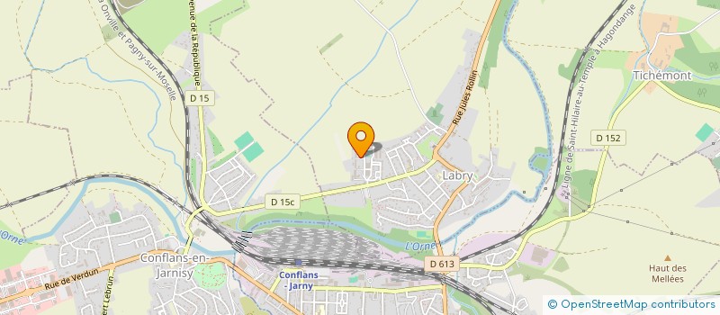 localisation de l'entreprise LA4AS  LABRY