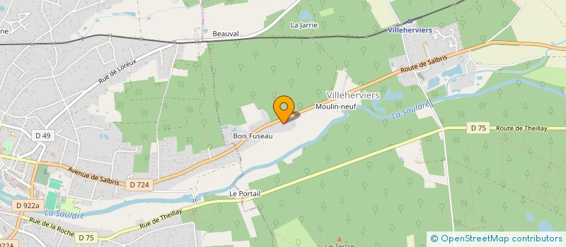 localisation de l'entreprise LA4C  LOREUX