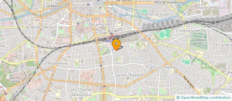localisation de l'entreprise LA540  RENNES