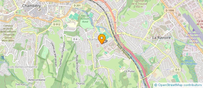 localisation de l'entreprise LA738  BARBERAZ