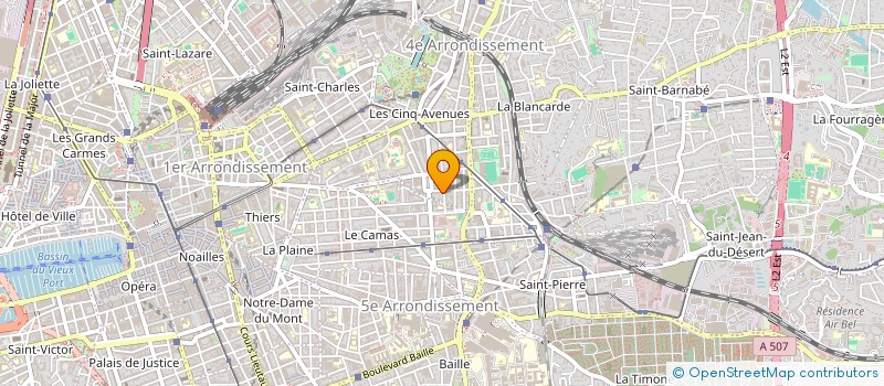 localisation de l'entreprise LAADY B à MARSEILLE