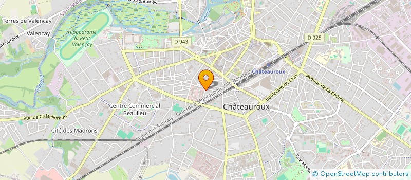 localisation de l'entreprise LAAHRA 3 à CHATEAUROUX