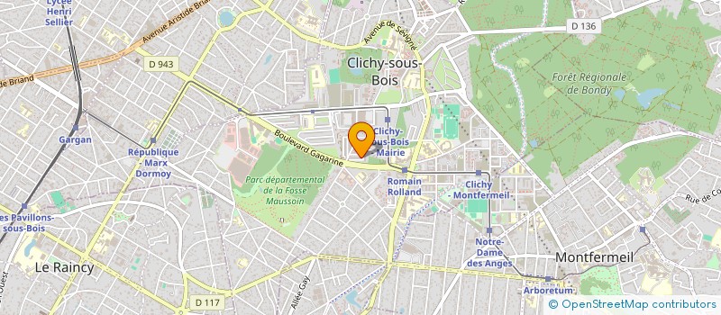 localisation de l'entreprise LAALEG à CLICHY-SOUS-BOIS