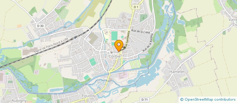 localisation de l'entreprise LAAM à CORBIE