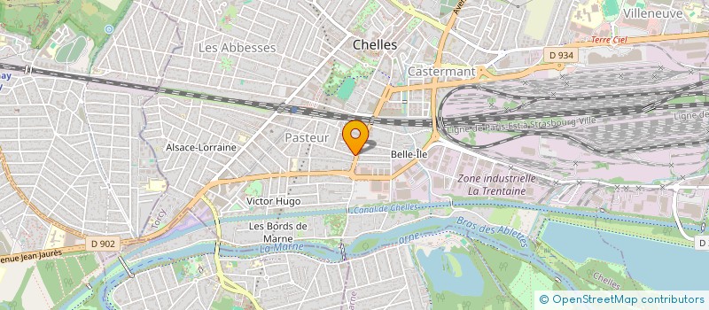 localisation de l'entreprise LAAM  CHELLES