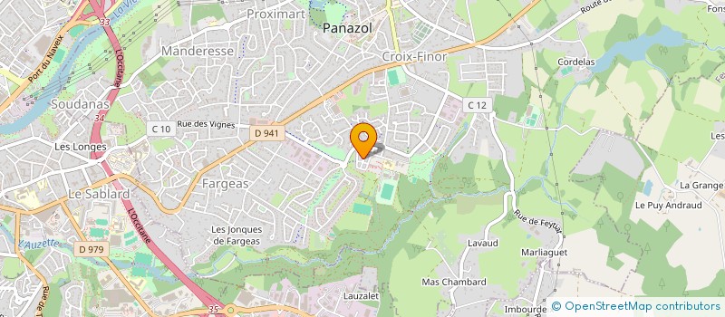 localisation de l'entreprise LAAMIRI HOLDING à PANAZOL