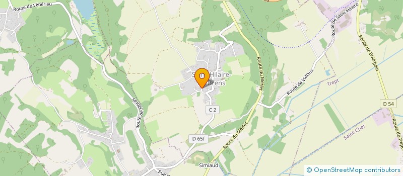 localisation de l'entreprise LAARC  SAINT-HILAIRE-DE-BRENS