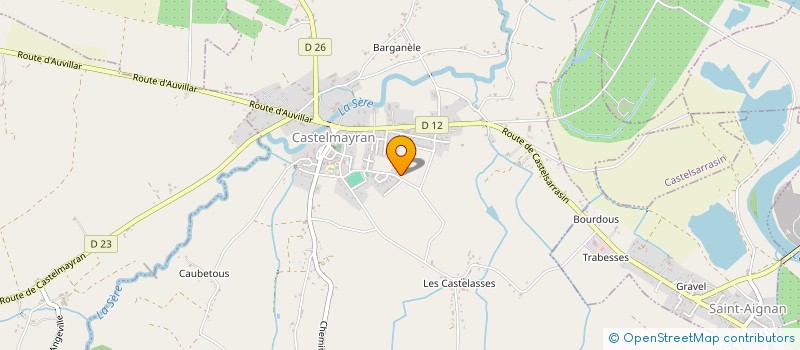 localisation de l'entreprise LAARI PLAQUISTE JOINTEUR  CASTELMAYRAN