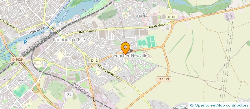 localisation de l'entreprise LAASRI à SAINT-QUENTIN