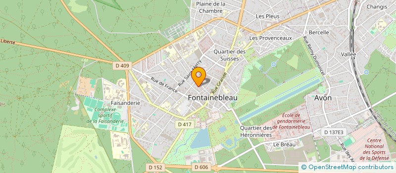 localisation de l'entreprise LAAZ à FONTAINEBLEAU