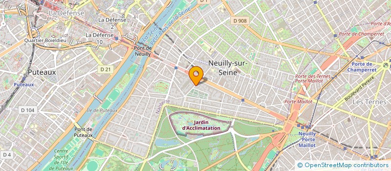 localisation de l'entreprise LAB 1882  NEUILLY-SUR-SEINE