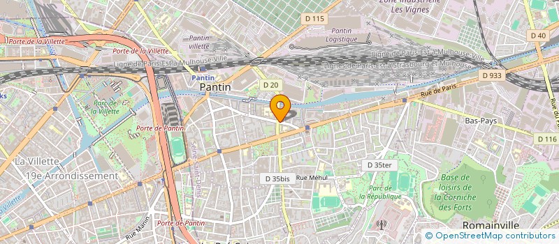 localisation de l'entreprise LAB 2034 à PANTIN