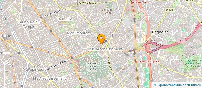 localisation de l'entreprise LAB 253  PARIS