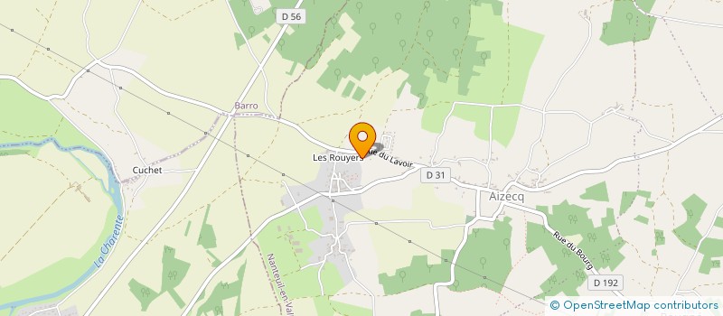 localisation de l'entreprise LAB 2ANM  SALLES-DE-VILLEFAGNAN