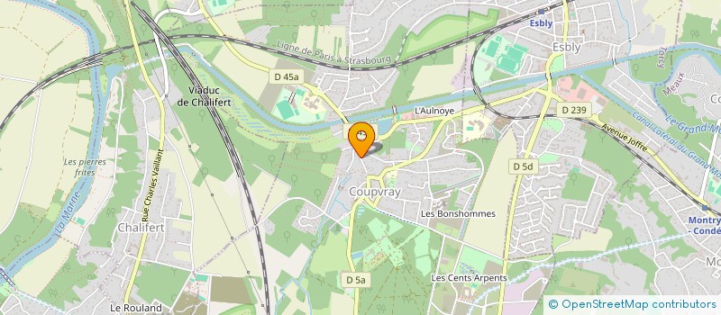 localisation de l'entreprise LAB 3 FRANCE à COUPVRAY