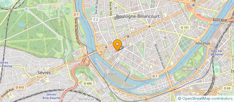 localisation de l'entreprise LAB 5 à BOULOGNE-BILLANCOURT
