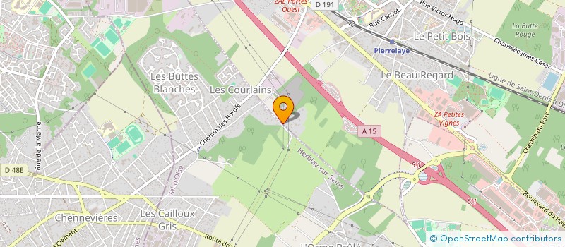 localisation de l'entreprise LAB  PIERRELAYE