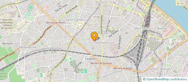 localisation de l'entreprise LAB 82  BORDEAUX