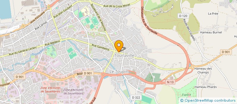 localisation de l'entreprise LAB à CHERBOURG-EN-COTENTIN