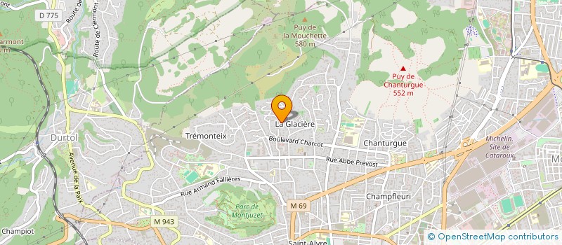 localisation de l'entreprise LAB  CLERMONT-FERRAND