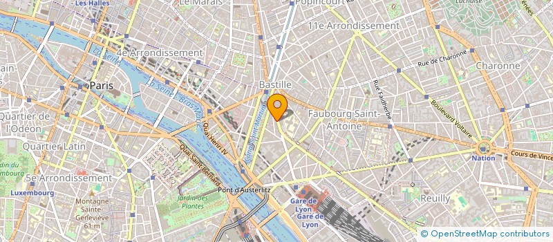 localisation de l'entreprise LAB à PARIS
