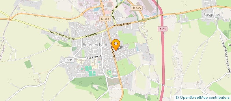 localisation de l'entreprise LAB  BOURG-ACHARD