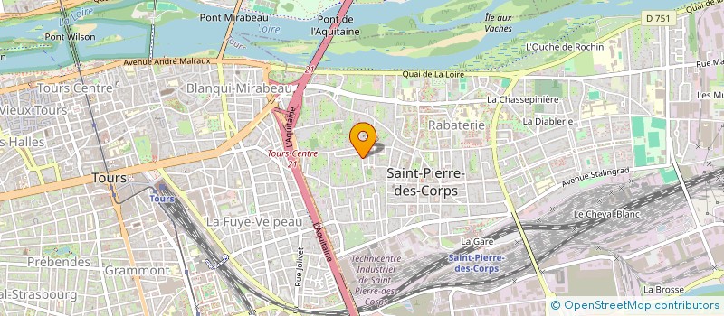 localisation de l'entreprise LAB  SAINT-PIERRE-DES-CORPS