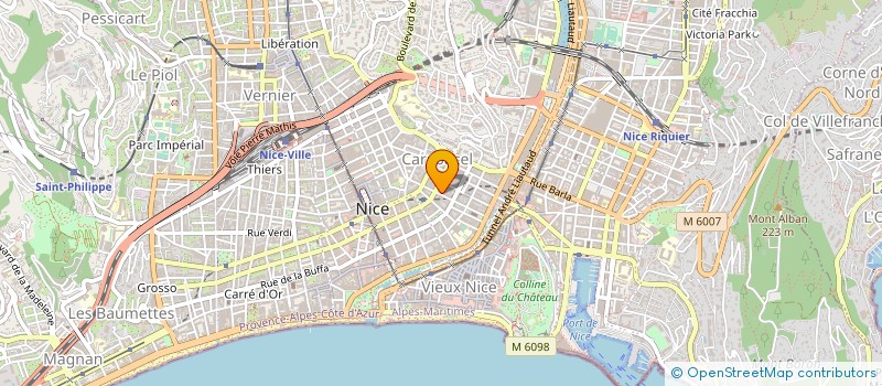 localisation de l'entreprise LAB'AUDITION à NICE