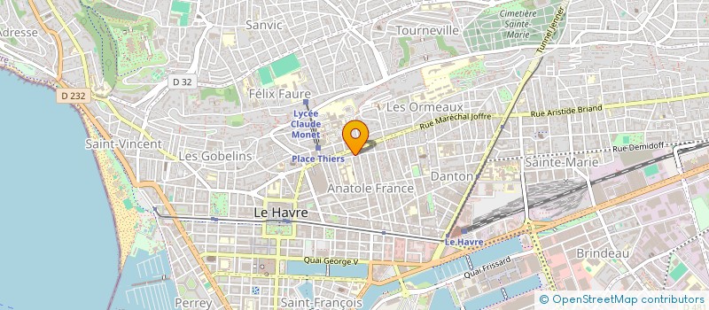 localisation de l'entreprise LAB BOX à LE HAVRE