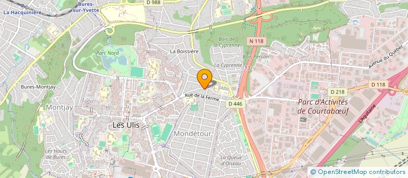 localisation de l'entreprise LAB'CO à ORSAY