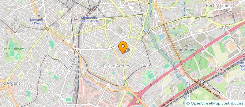 localisation de l'entreprise LAB-COMMERCES à MONTPELLIER