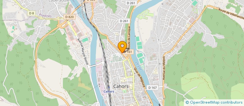 localisation de l'entreprise LAB COMPAGNIE  CAHORS