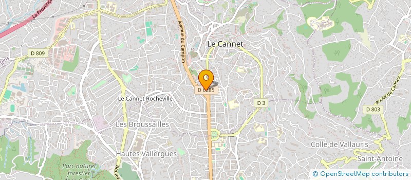 localisation de l'entreprise LAB CONCEPT DENTAIRE à LE CANNET