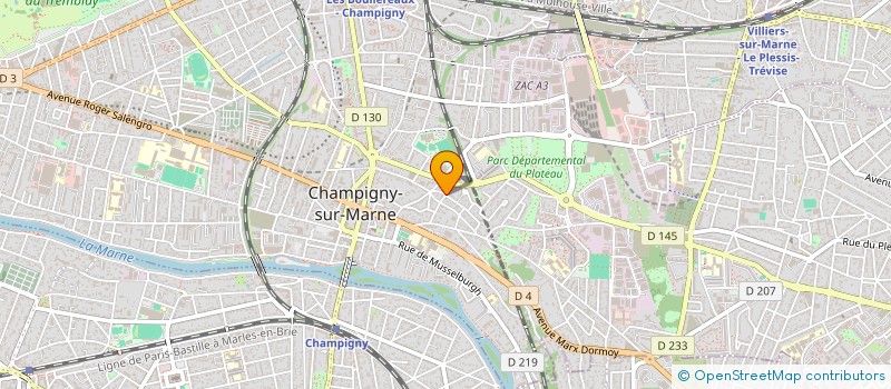 localisation de l'entreprise LAB CONSEIL à CHAMPIGNY-SUR-MARNE