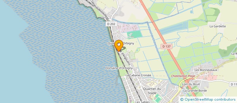 localisation de l'entreprise LAB DE COM à CHATELAILLON-PLAGE