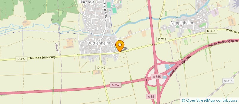 localisation de l'entreprise LAB DE PROTHESES DENTAIRES HECKMANN P  DUPPIGHEIM